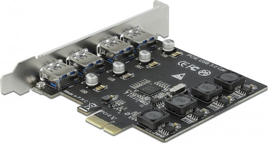 DeLock Κάρτα PCIe σε 4 θύρες USB 3.2 (90509) - Image 3