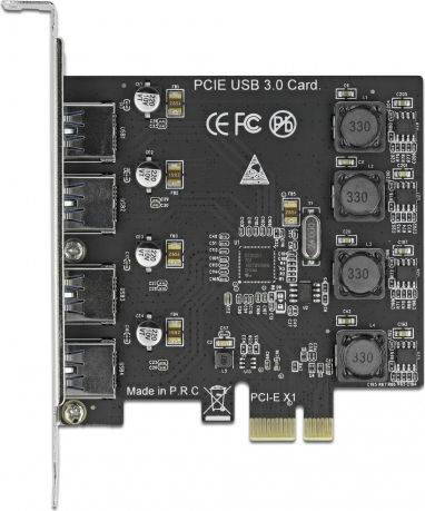 DeLock Κάρτα PCIe σε 4 θύρες USB 3.2 (90509) - Image 2