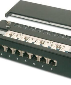 Alternative view of Digitus Patch Panel Shielded για Rack 1U 8 Θυρών cat6 Μαύρο DN-91608S