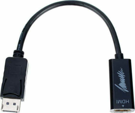 Lindy Μετατροπέας DisplayPort male σε HDMI female 1τμχ 41718 - Image 2