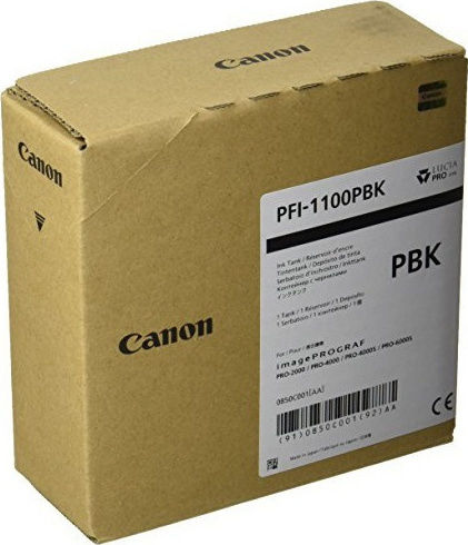 Canon PFI-1100 Γνήσιο Μελάνι Εκτυπωτή InkJet Photo Μαύρο (0850C001) - Image 2