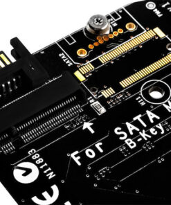 Alternative view of Silverstone Διπλός αντάπτορας M.2 σε PCIe x4 και SATA (SST-ECM20)