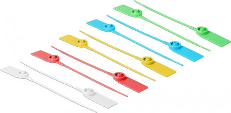 DeLock Cable Ties with label tap 180x2.5 10τμχ - Image 2