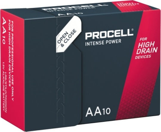 Procell Intense Power MX1500 Αλκαλικές Μπαταρίες AA 1.5V 10τμχ DUR.PROMXLR06 - Image 2