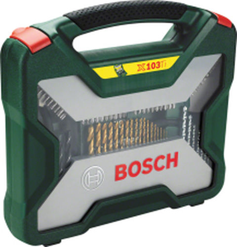 Bosch X-Line Σετ 103 Τρυπάνια Τιτανίου για Μέταλλο και Ξύλο 2607019331 - Image 3