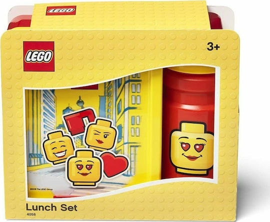 LEGO Iconic Girl Πλαστικό Παιδικό Σετ Φαγητού Κόκκινο 17 x 13.5εκ. 40581725 - Image 4