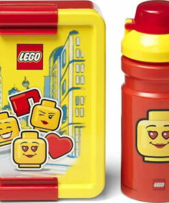 LEGO Iconic Girl Πλαστικό Παιδικό Σετ Φαγητού Κόκκινο 17 x 13.5εκ. 40581725