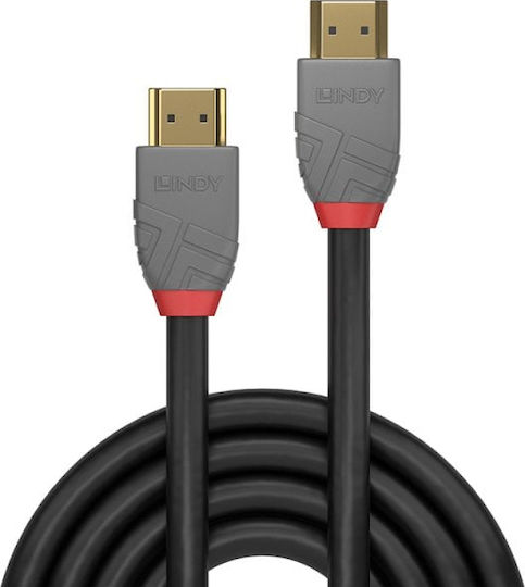 Lindy Cable HDMI male - HDMI male 5m Μαύρο 36965 - Image 2