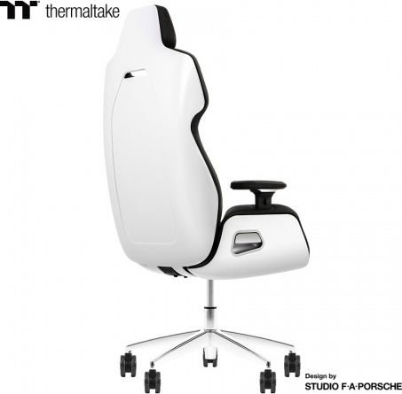 Thermaltake Argent E700 Δερμάτινη Καρέκλα Gaming με Ρυθμιζόμενα Μπράτσα Λευκή - Image 3
