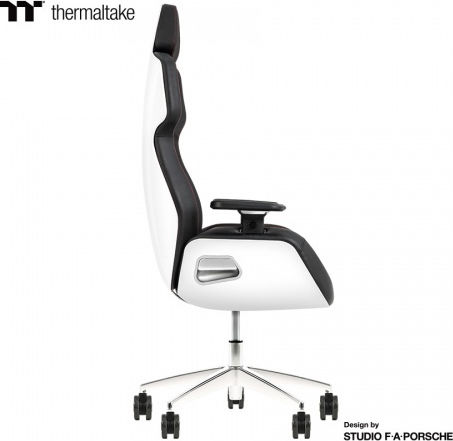 Thermaltake Argent E700 Δερμάτινη Καρέκλα Gaming με Ρυθμιζόμενα Μπράτσα Λευκή - Image 4