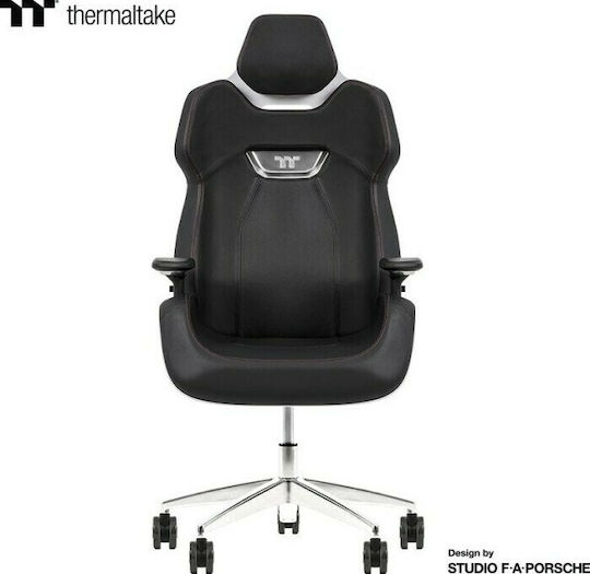 Thermaltake Argent E700 Δερμάτινη Καρέκλα Gaming με Ρυθμιζόμενα Μπράτσα Λευκή
