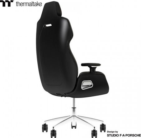 Thermaltake Argent E700 Δερμάτινη Καρέκλα Gaming με Ρυθμιζόμενα Μπράτσα Μαύρη - Image 3