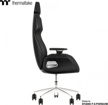 Thermaltake Argent E700 Δερμάτινη Καρέκλα Gaming με Ρυθμιζόμενα Μπράτσα Μαύρη - Image 4