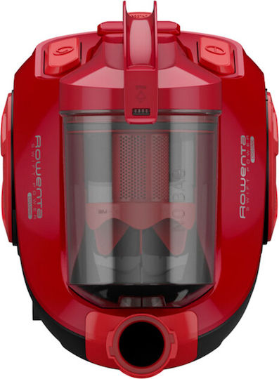 Rowenta Swift Power Cyclonic Ηλεκτρική Σκούπα 750W με Κάδο 1.64lt Κόκκινη - Image 3