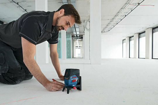 Bosch Αυτορυθμιζόμενο Γραμμικό Αλφάδι Laser Κόκκινης Δέσμης 12V με Εύρος Εργασίας 20m - Image 10