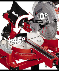 Alternative view of Einhell ΤC-SM 2531/2 U Φαλτσοπρίονο Ρεύματος Συρόμενο με Ισχύ 1900W, Οδηγό Laser, Δίσκο Κοπής Διαμέτρου 254mm & Ταχύτητα Κοπής 4800rpm