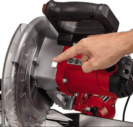 Einhell ΤC-SM 2531/2 U Φαλτσοπρίονο Ρεύματος Συρόμενο με Ισχύ 1900W, Οδηγό Laser, Δίσκο Κοπής Διαμέτρου 254mm & Ταχύτητα Κοπής 4800rpm - Image 4