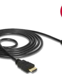 Alternative view of DeLock HDMI 1.3 Cable HDMI male - HDMI male 1.5m Μαύρο 84753