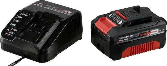Einhell Σετ Μπαταρίας Λιθίου Χωρητικότητας 4Ah 18V με Φορτιστή 4512042 - Image 2
