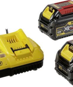 Alternative view of Dewalt Σετ 2 Μπαταριών Εργαλείου Λιθίου 18V Χωρητικότητας 6Ah με Φορτιστή DCB118T2 Flexvolt