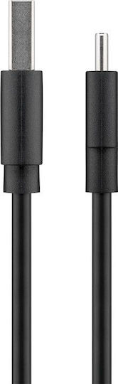 Goobay USB 2.0 Cable USB-C male - USB-A 15W Μαύρο 1m (45735) - Image 3