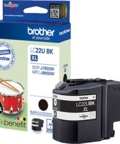 Brother LC22U Γνήσιο Μελάνι Εκτυπωτή InkJet Μαύρο (LC-22UBK)