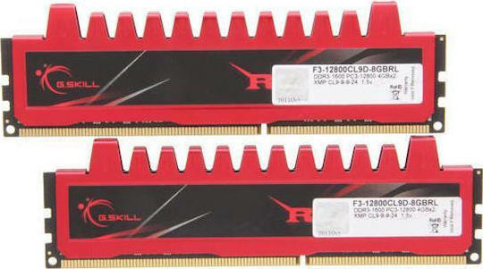G.Skill Ripjaws DDR3 8GB RAM με 2x4GB Modules και Ταχύτητα 1600 για Desktop F3-12800CL9D-8GBRL - Image 5