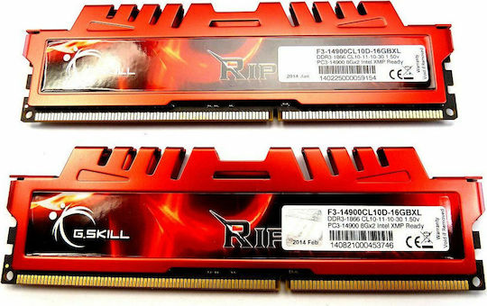 G.Skill RipjawsX DDR3 16GB RAM με 2x8GB Modules και Ταχύτητα 1866 για Desktop F3-14900CL10D-16GBXL - Image 4