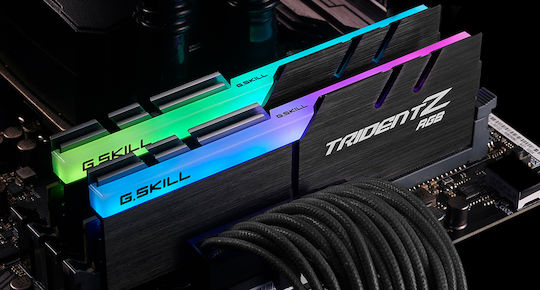 G.Skill Trident Z RGB DDR4 16GB RAM με 2x8GB Modules και Ταχύτητα 3600 για Desktop F4-3600C18D-16GTZR - Image 5