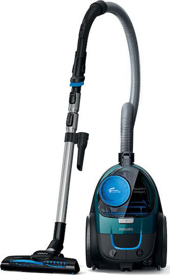 Philips PowerPro Compact Ηλεκτρική Σκούπα 900W με Κάδο 1.5lt Μαύρη - Image 4