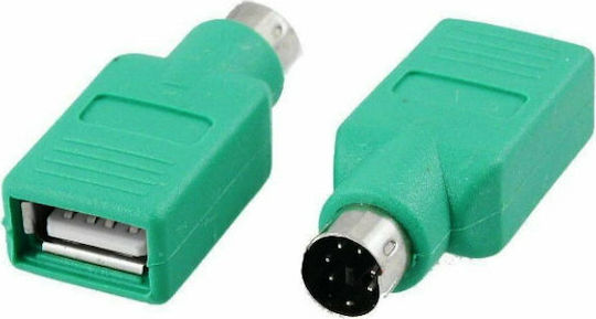 Goobay 68919 Μετατροπέας PS/2 male σε USB-A female Πράσινο 1τμχ - Image 3