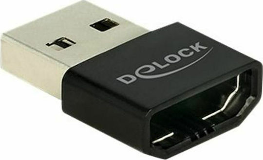 DeLock Μετατροπέας USB-A male σε HDMI female 1τμχ 65680 - Image 5