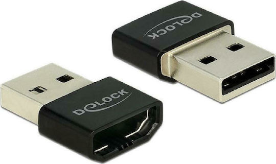 DeLock Μετατροπέας USB-A male σε HDMI female 1τμχ 65680