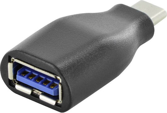 Digitus Μετατροπέας USB-C male σε USB-A female (AK-300506-000-S)