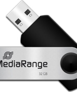 Alternative view of MediaRange MR911 32GB USB 2.0 Black/Silver