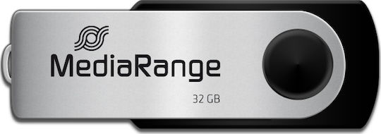 MediaRange MR911 32GB USB 2.0 Black/Silver - Image 5