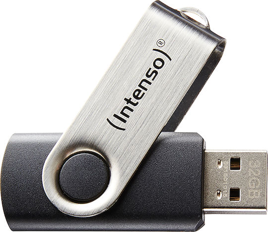 Intenso Basic Line 8GB USB 2.0 Stick Ασημί - Image 2