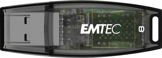 Emtec C410 Color Mix 8GB USB 2.0 Stick Μαύρο - Image 3