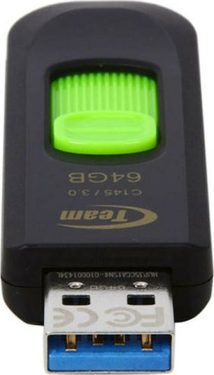 TeamGroup C145 64GB USB 3.0 Stick Μαύρο - Image 2