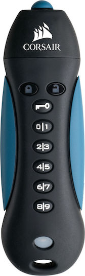 Corsair Padlock 3 128GB USB 3.0 Stick Μπλε - Image 3
