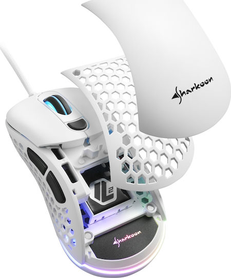 Sharkoon Light² 200 RGB Gaming Ποντίκι 16000 DPI Λευκό - Image 5