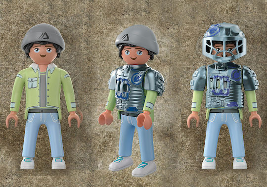 Playmobil Dino Rise Αγκυλόσαυρος με Μαχητή εναντίον Ρομπότ για 5-10 ετών 70626 - Image 6