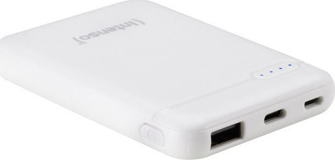 Intenso XS Power Bank 5000mAh με Θύρα USB-A και Θύρα USB-C Λευκό - Image 6