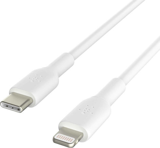 Belkin Boost Charge USB-C to Lightning Cable 18W Λευκό 1m (CAA003bt1MWH) - Image 4