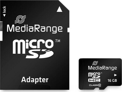 MediaRange MR958 microSDHC 16GB Class 10 A1 High Speed με αντάπτορα - Image 5