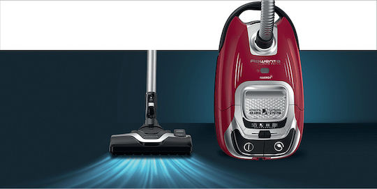 Rowenta Silence Force Allergy+ Ηλεκτρική Σκούπα 400W με Σακούλα 4.5lt Κόκκινη - Image 7