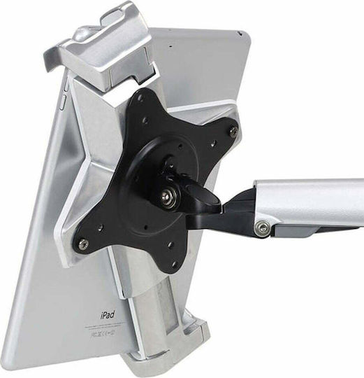 Ergotron Lockable Βάση Tablet με Βραχίονα έως 13" σε Ασημί χρώμα