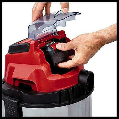 Einhell Tcvc 18/20 Lisolo Επαναφορτιζόμενη Σκούπα Υγρών / Στερεών Χωρίς Φορτιστή και Μπαταρία με Ανοξείδωτο Κάδο 20lt - Image 4