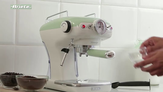 Ariete 1389/14 Μηχανή Espresso 900W Πίεσης 15bar Πράσινη - Image 9