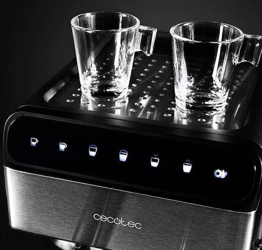 Cecotec Power Instant-ccino 20 Touch Μηχανή Espresso 1350W Πίεσης 20bar για Cappuccino Nera Series - Image 8